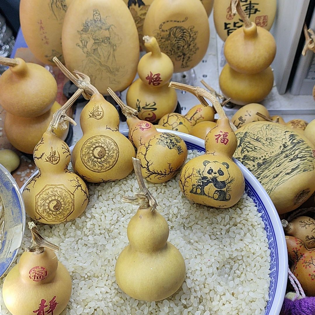 天然葫芦激光雕刻葫芦