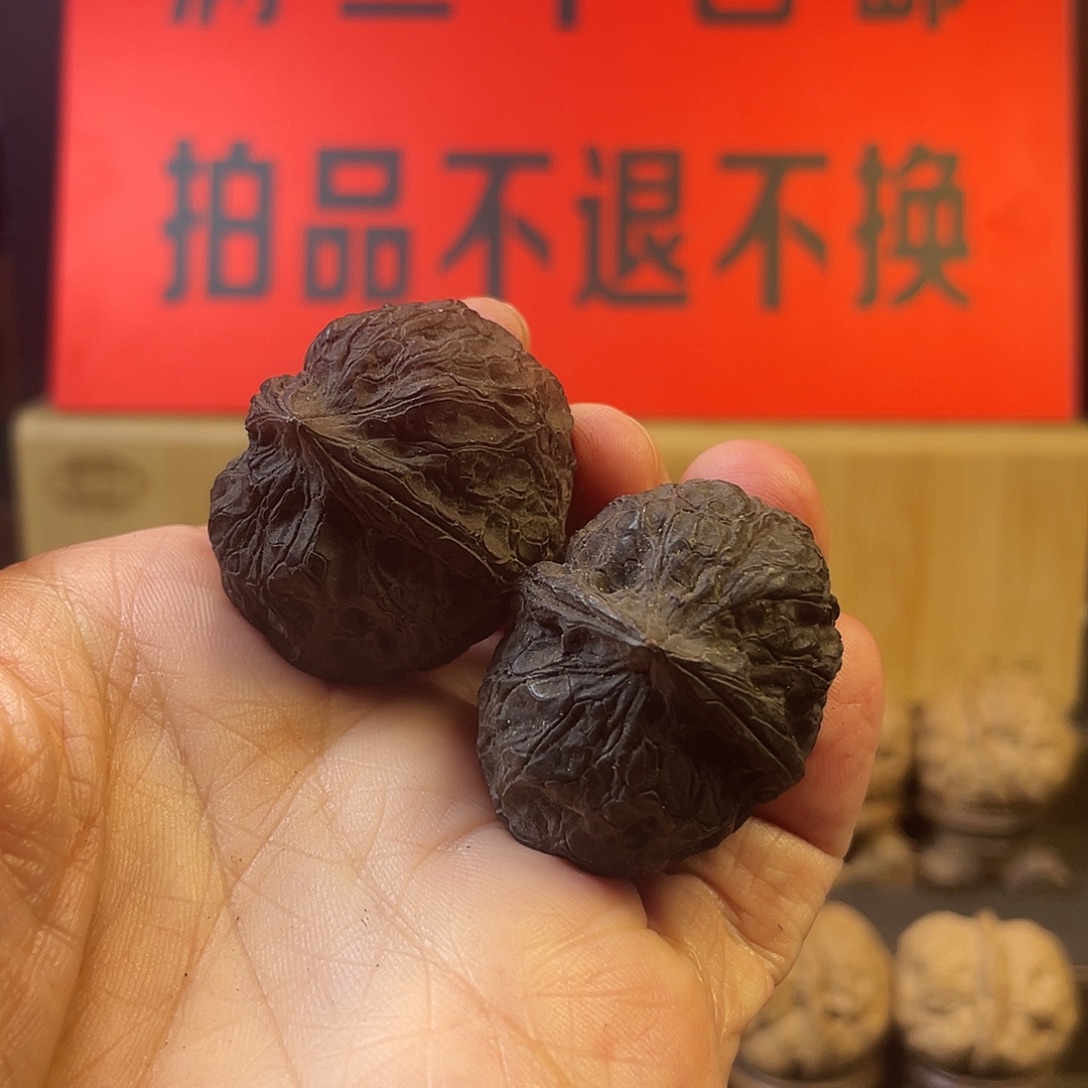 把件文玩核桃黑天使