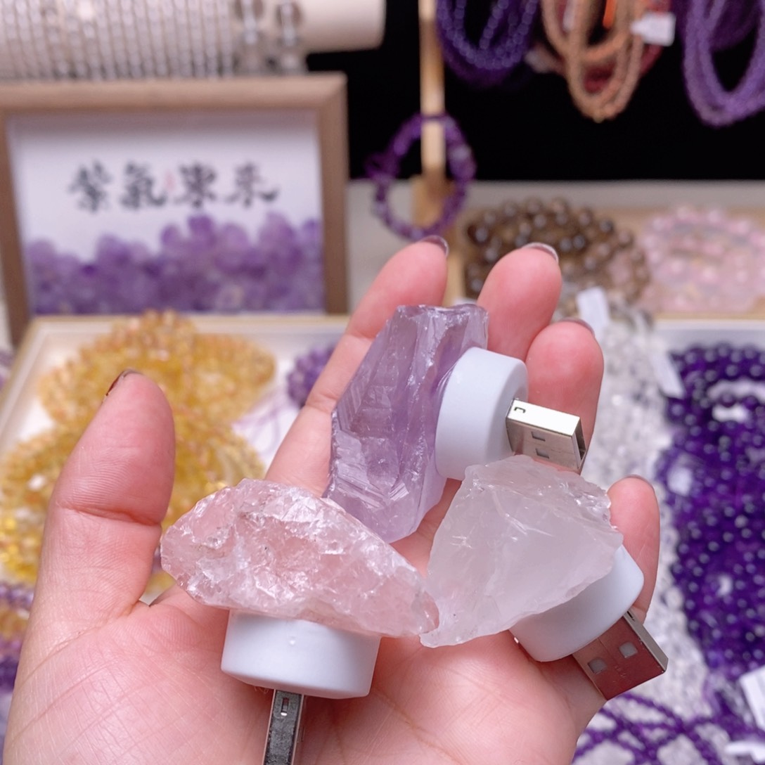 水晶手链未镶嵌水晶灯