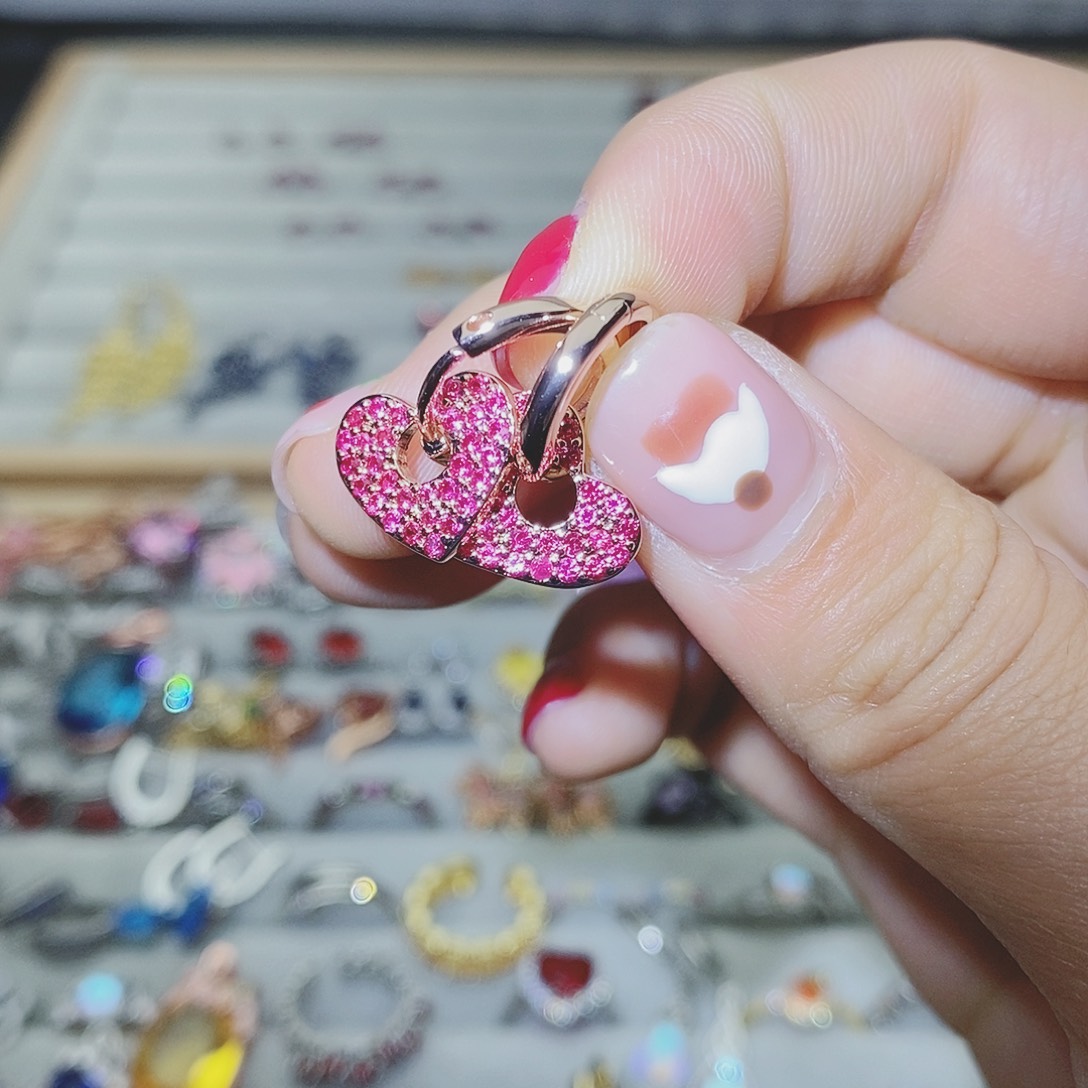 【闪购商品】托帕石耳饰银S925镶嵌