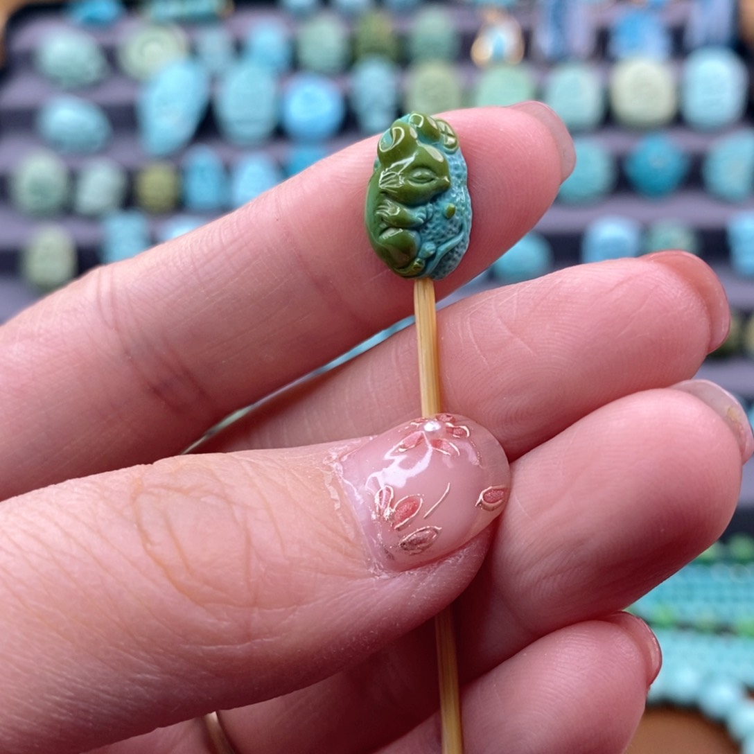 绿松石珠宝奇石未镶嵌