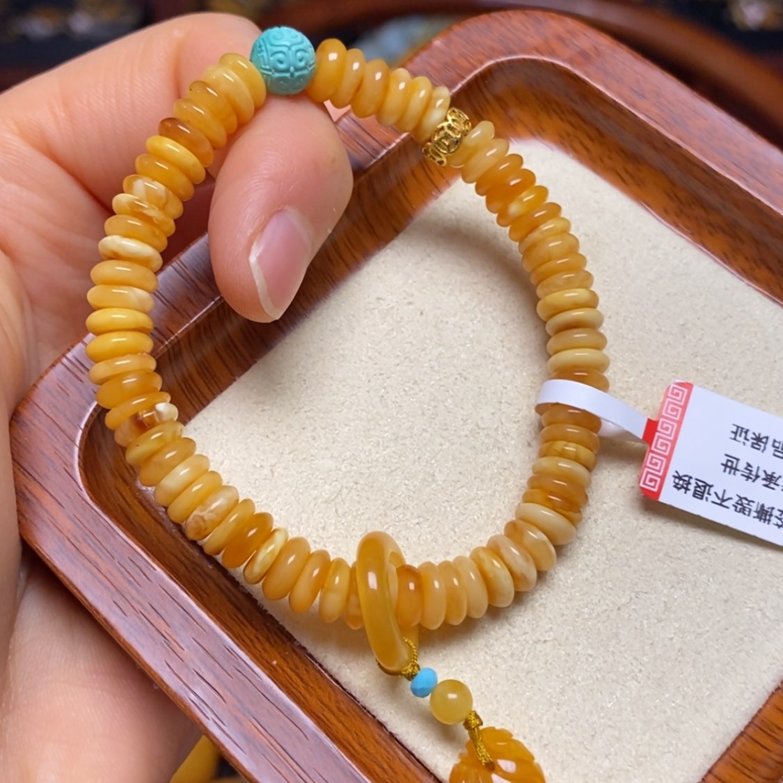 【闪购商品】蜜蜡手链未镶嵌手串