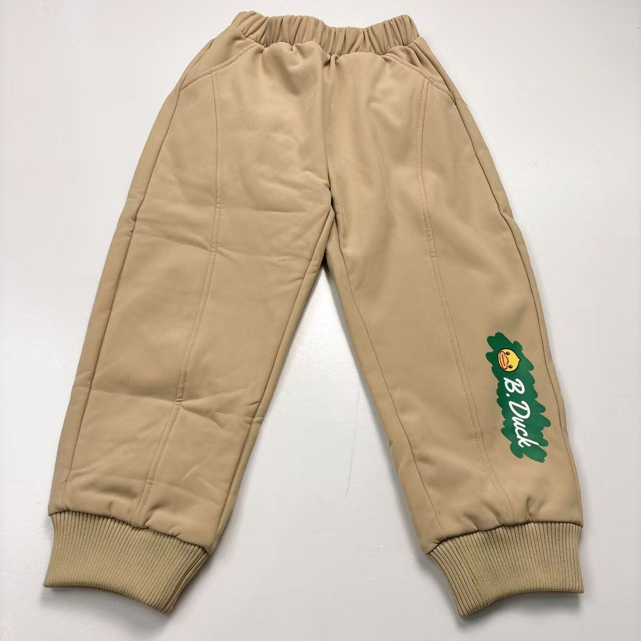 B.DUCK小黄鸭新款男女童装气质时尚洋气加绒保暖休闲长裤（111）