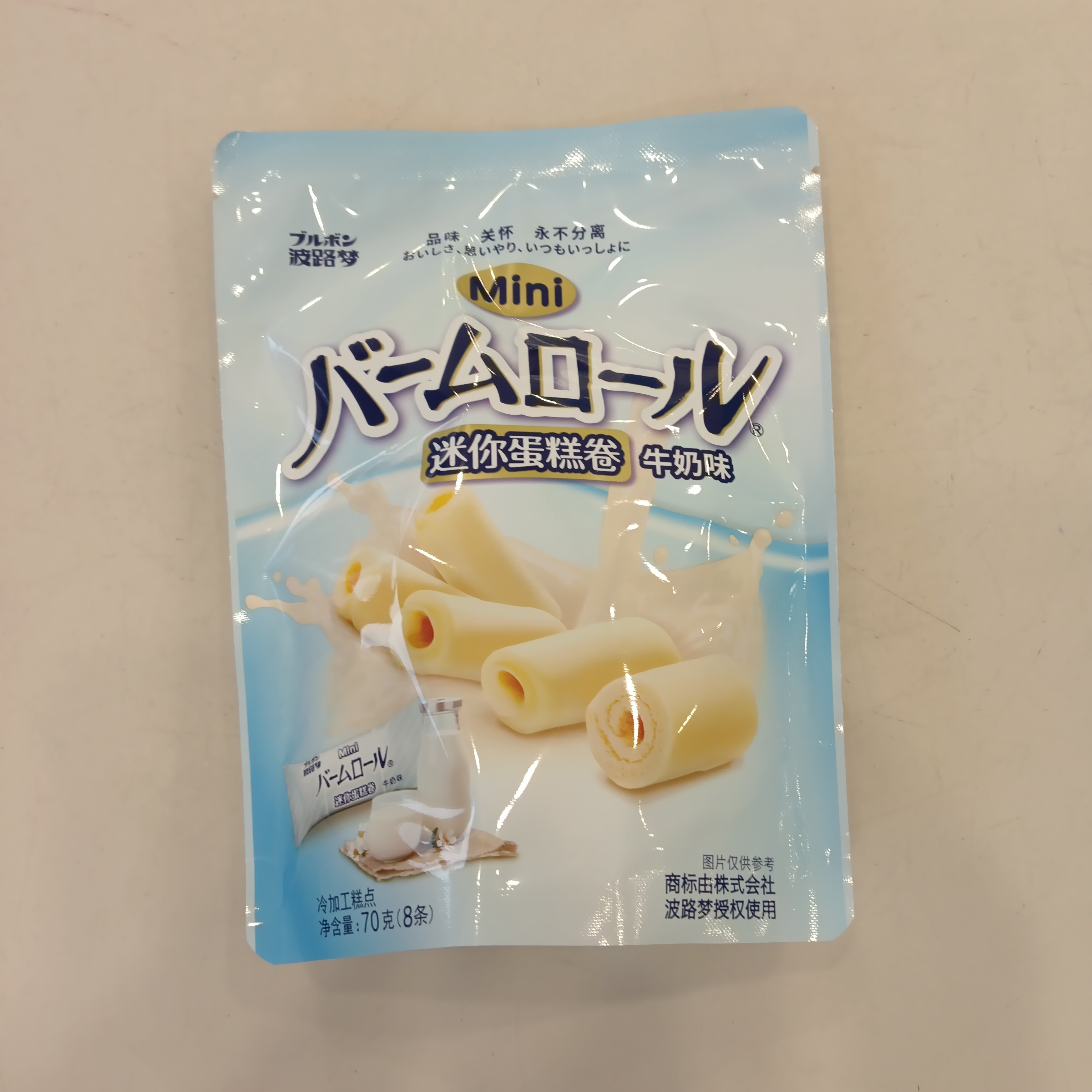 波路梦迷你蛋糕卷牛奶味