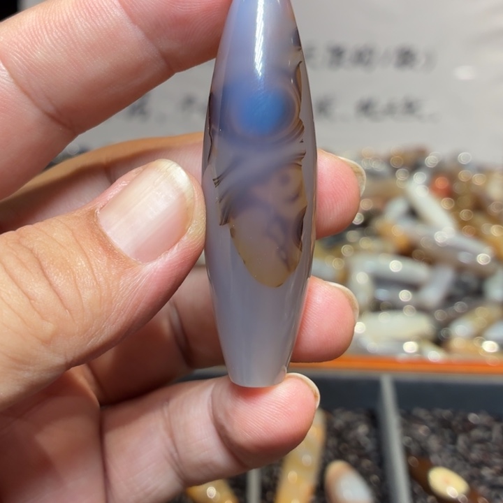 玛瑙/玉髓散珠_HEIMORI 天然天珠