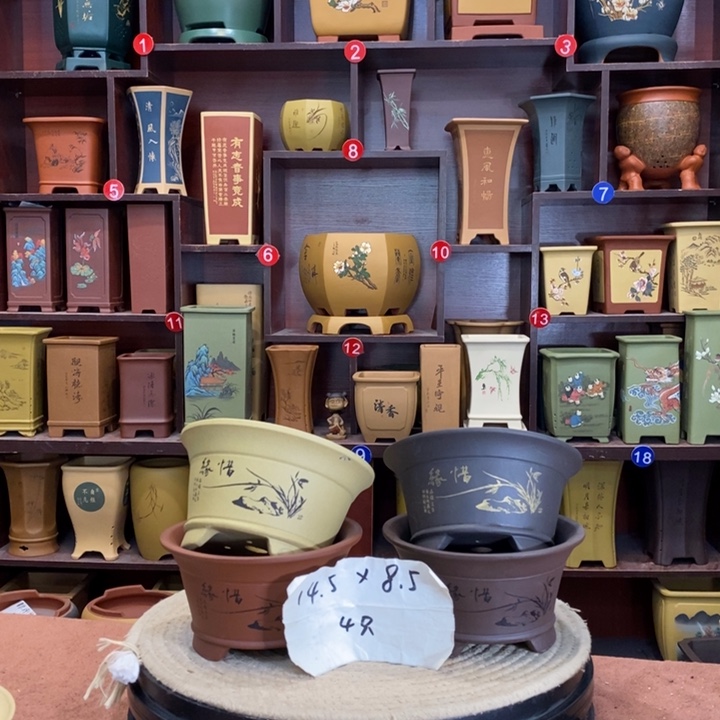 紫砂花盆紫砂花盆