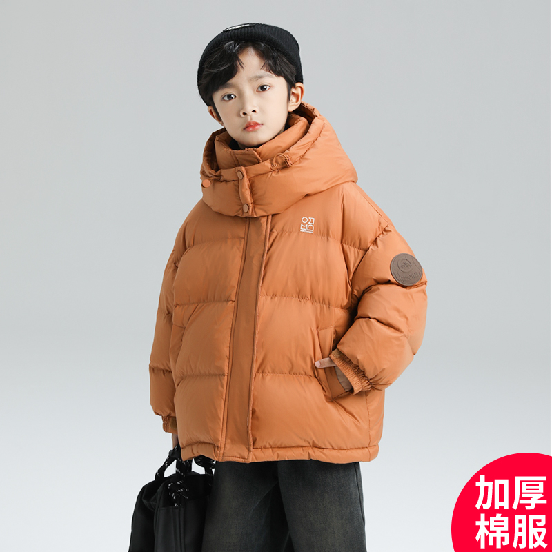 男童冬款棉服2025新款加厚外套中大童酷帅炸街潮DF083