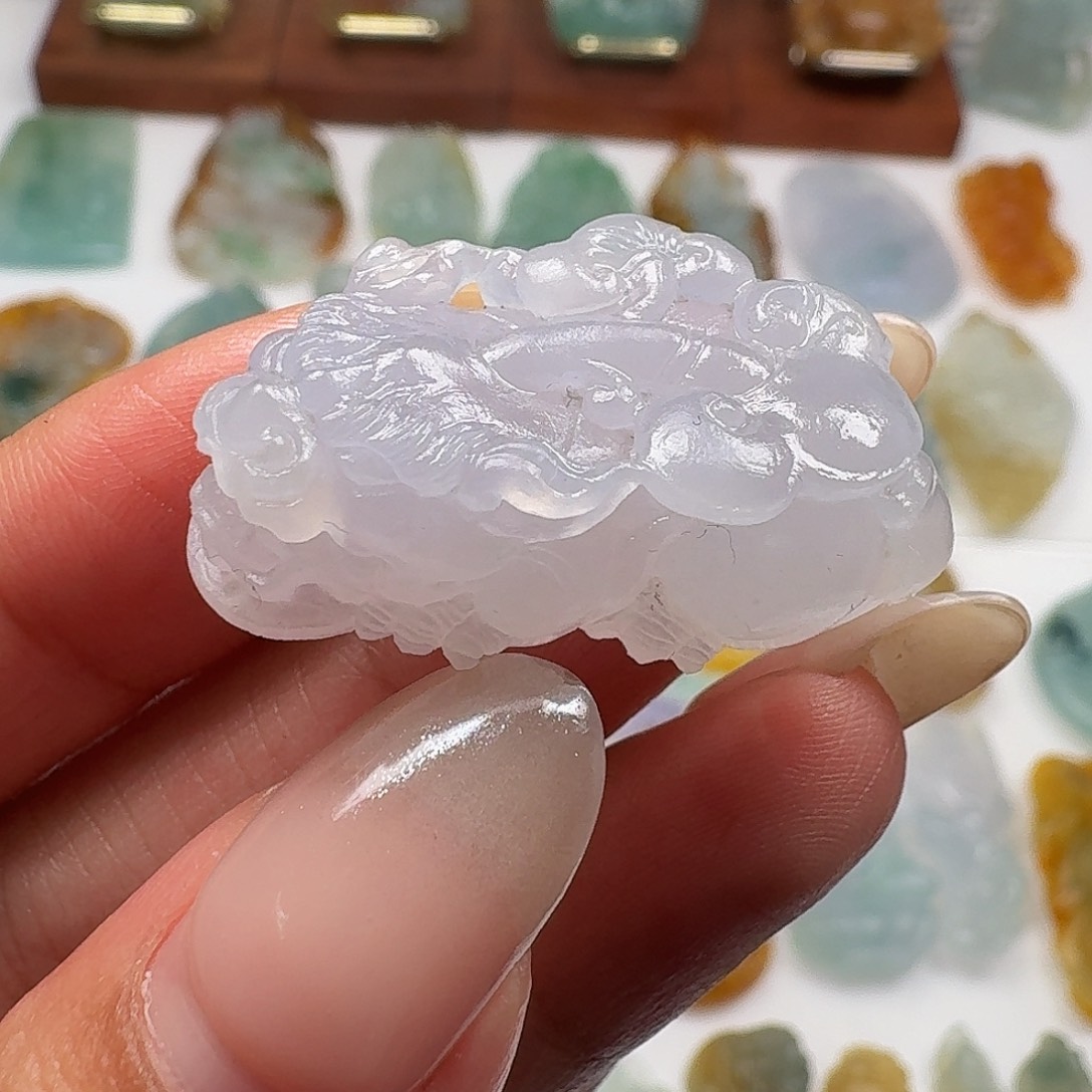 定制翡翠未镶嵌毛货