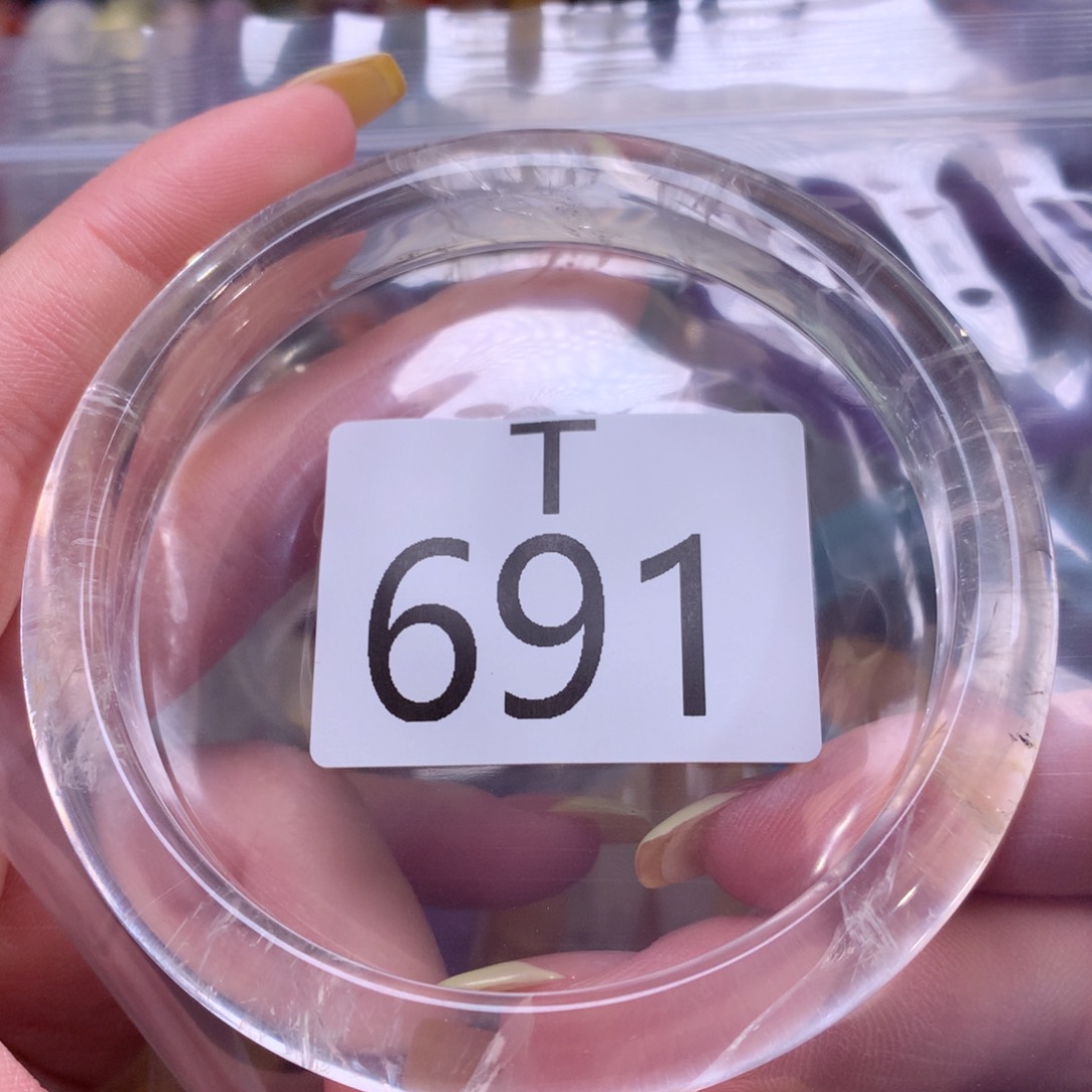 水晶手镯未镶嵌手镯691-64