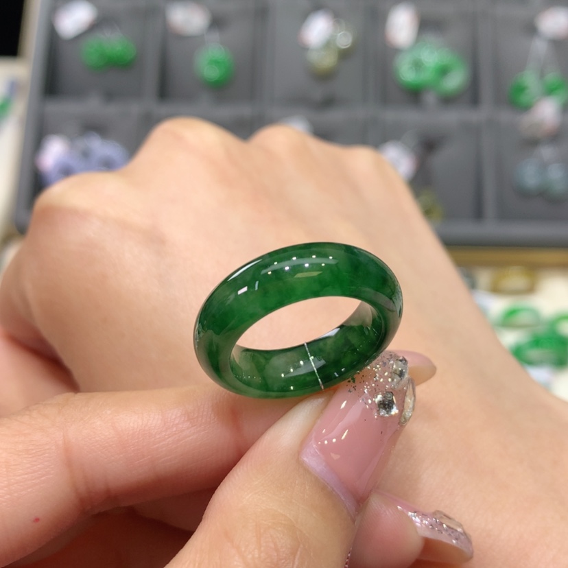【闪购商品】翡翠戒指未镶嵌L***a翡翠