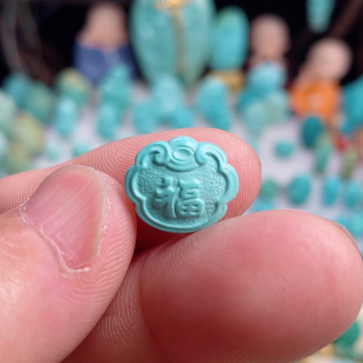 【闪购商品】绿松石吊坠(不含链)未镶嵌