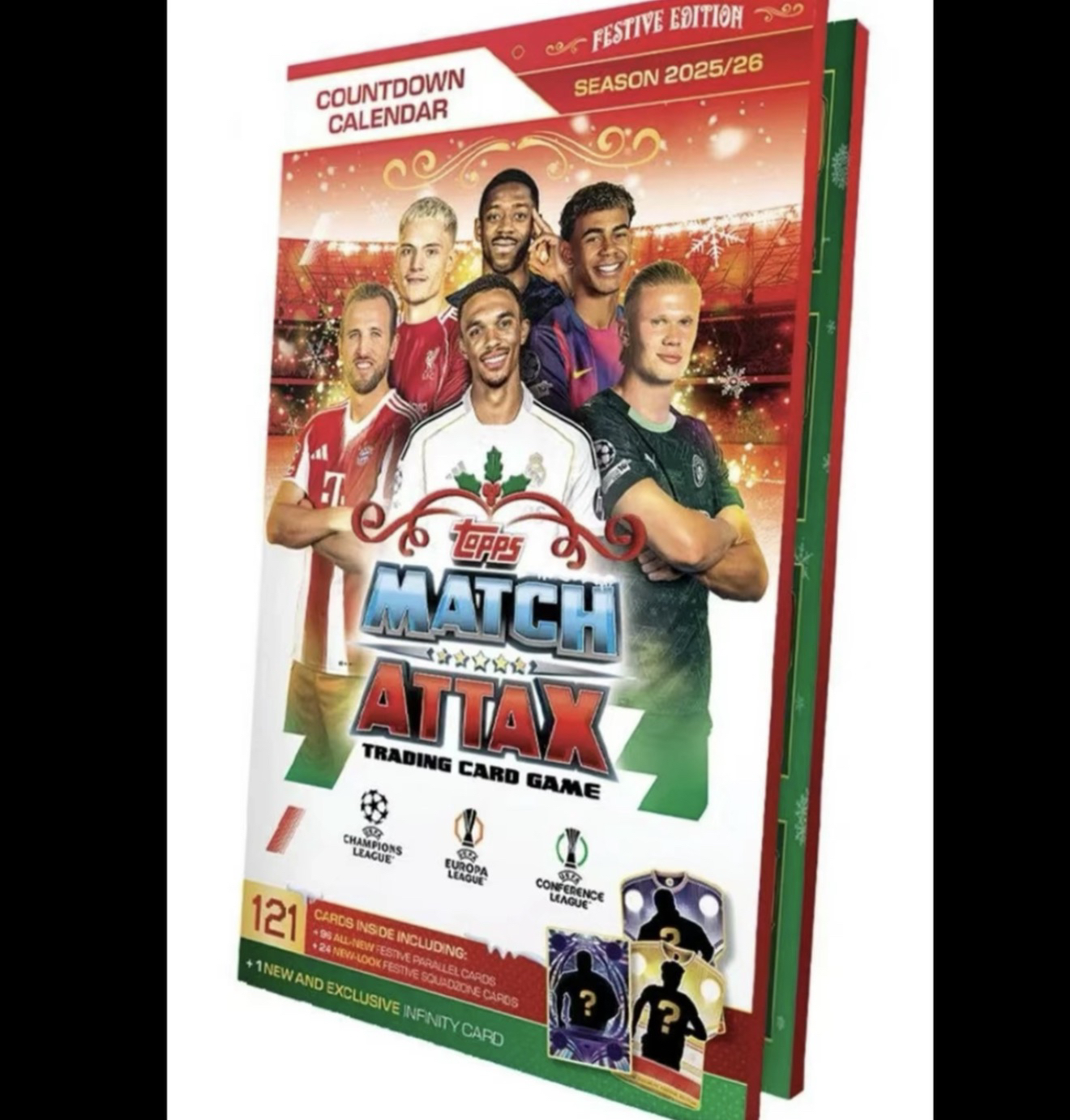 25/26 Topps Match Attax 欧战圣诞 日历球星卡【下单默认代拆】