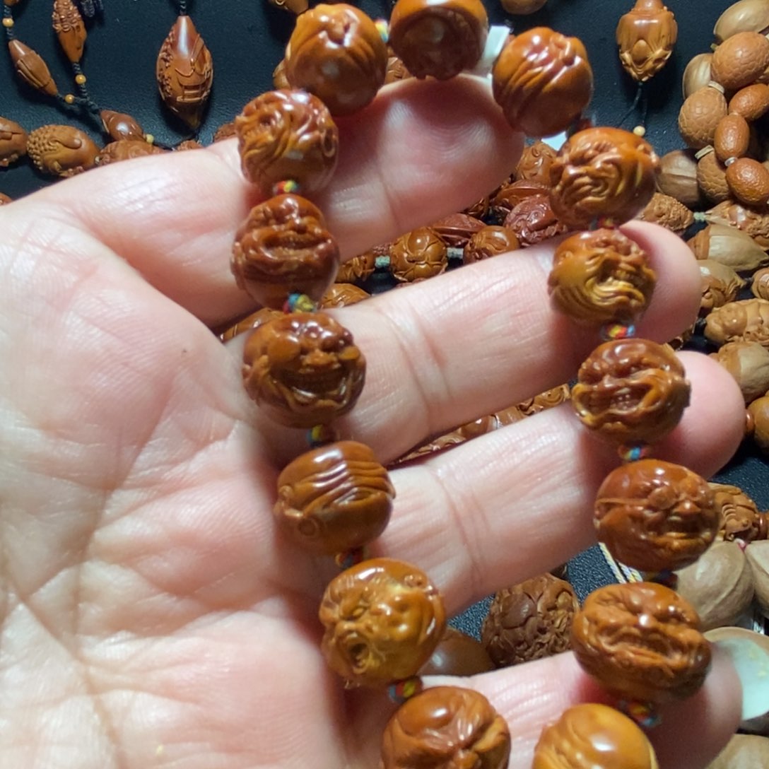 橄榄核手串/手链古****神橄榄高精修恶僧