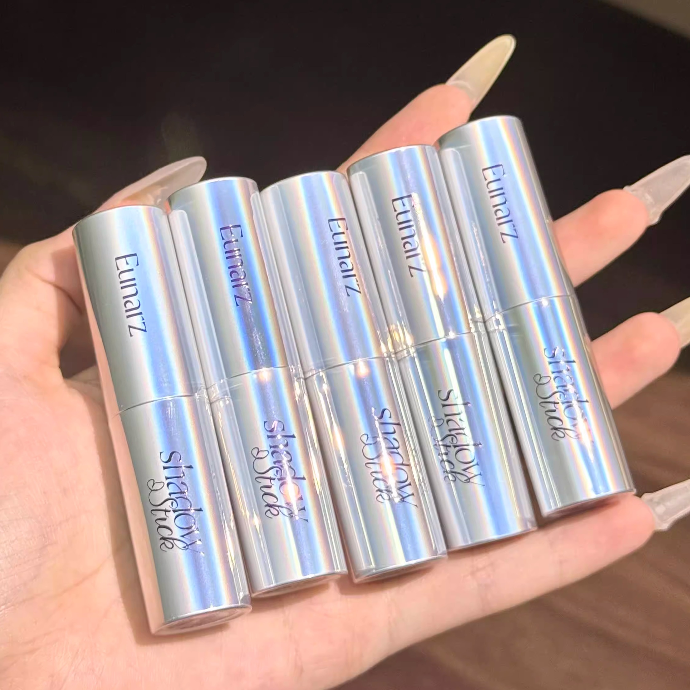 Eunarz又姿聚光眼影棒闪亮珠光亮片提亮爆闪多色多用钻石高光棒