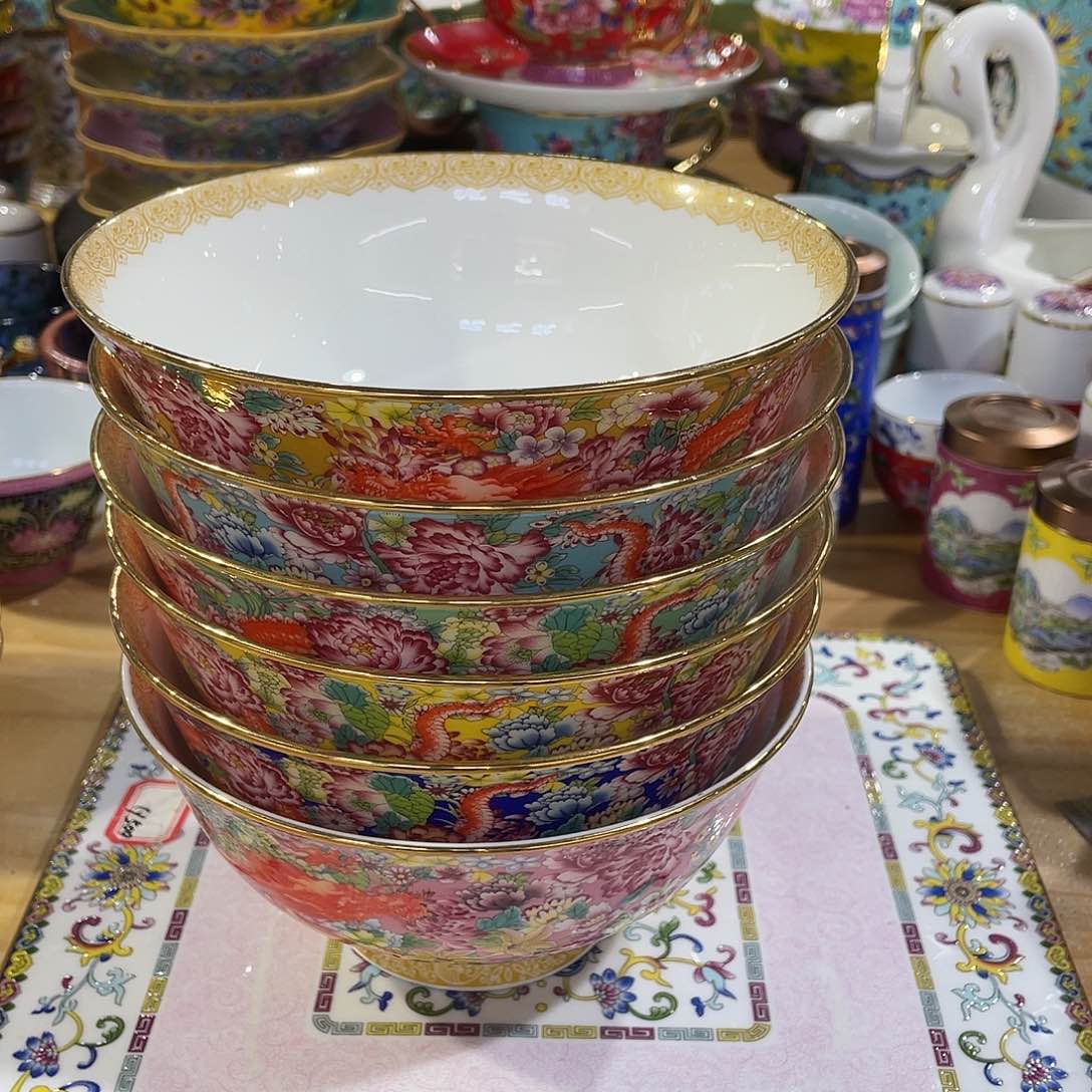 珐琅景德镇陶瓷瓷碗