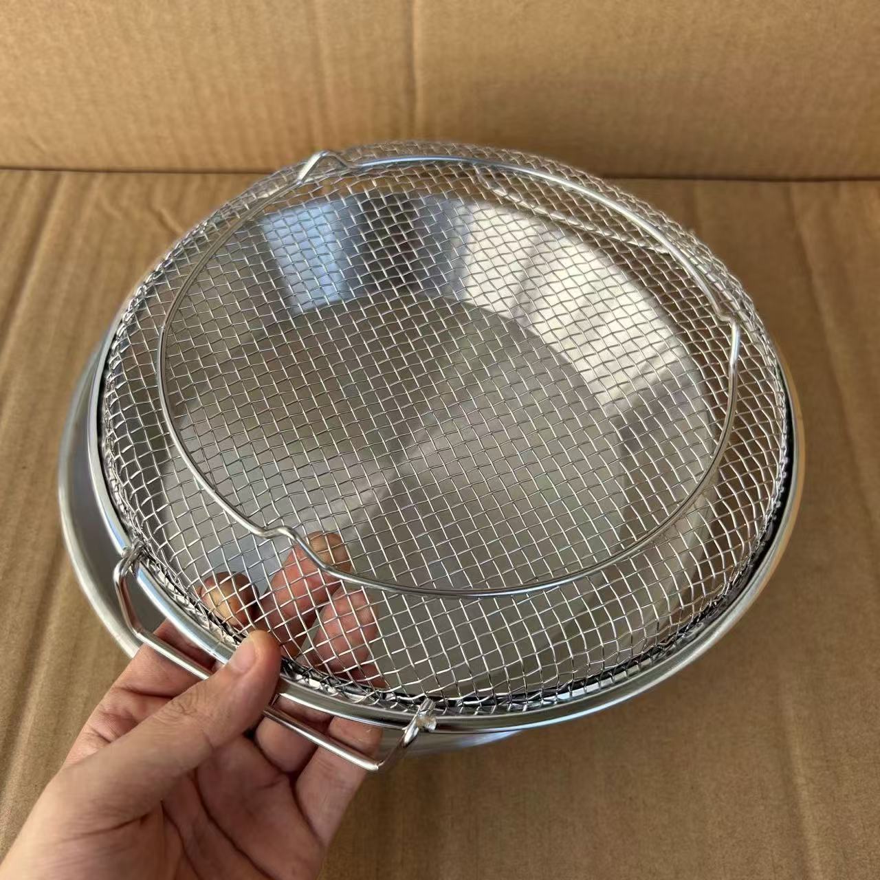 X627樑私人定制款22厘米油炸滤网配盘一套【汤家限定】