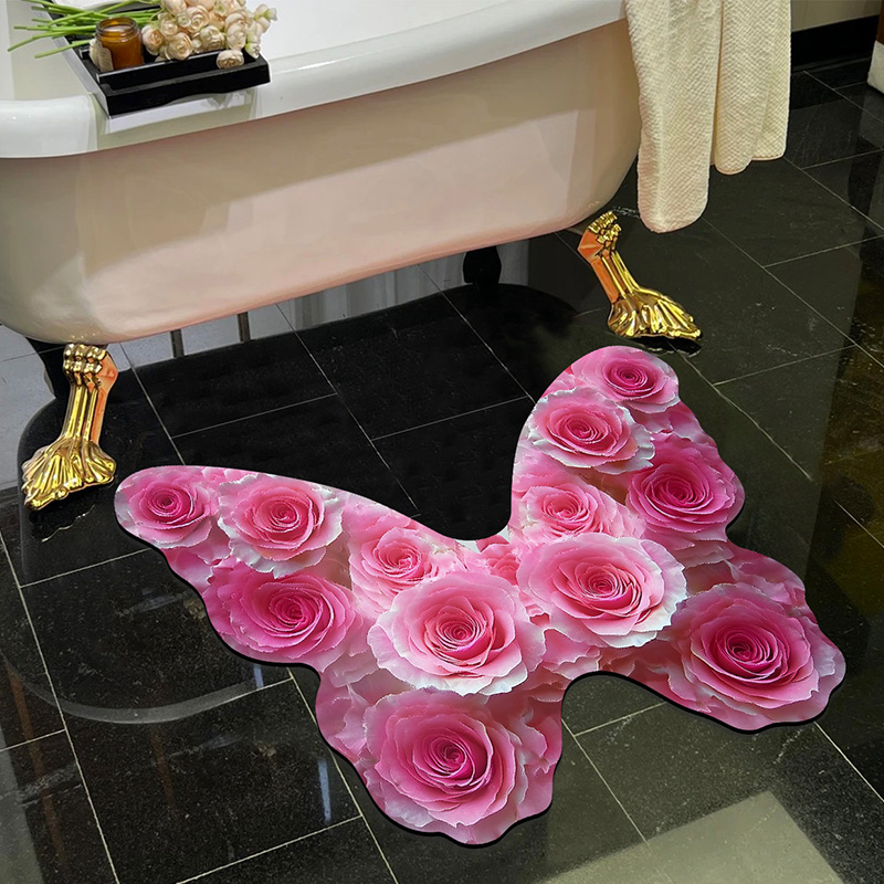 【血亏冲量】 浴室垫卫生间吸水防滑垫瑜伽垫卧室毯门口垫家用玄关