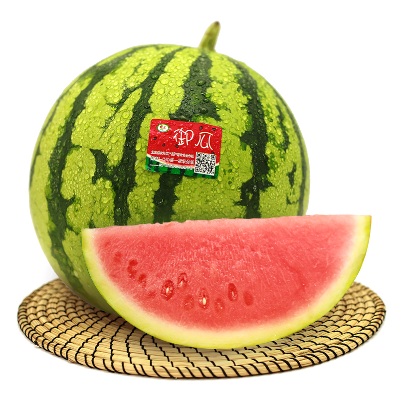 美都麒麟西瓜水果1个装6斤起脆甜多汁新鲜采摘西瓜次日达云南省