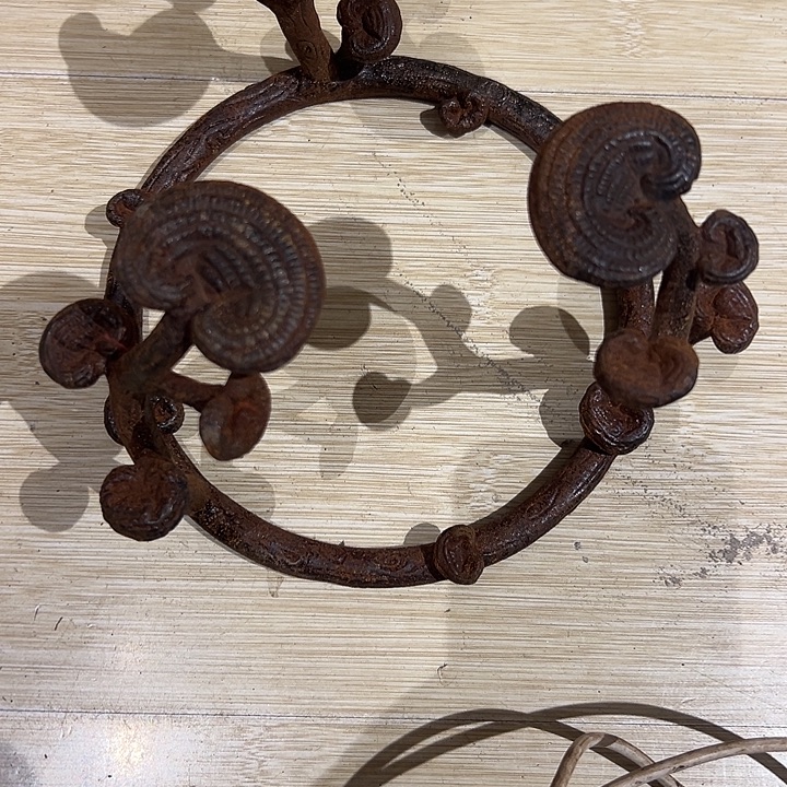 知***人铁中古工艺品摆件