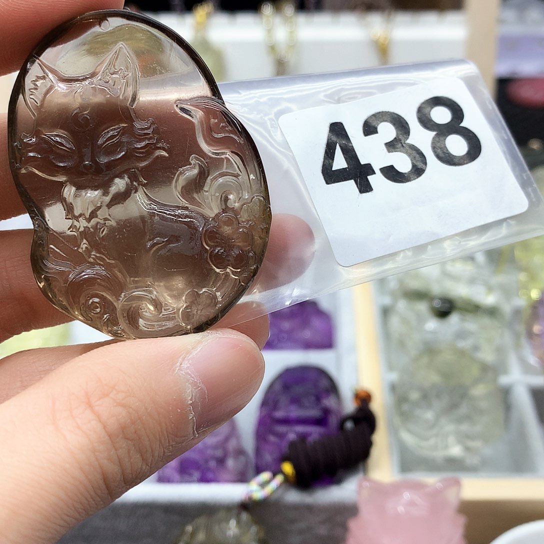 水晶颈饰未镶嵌吊坠