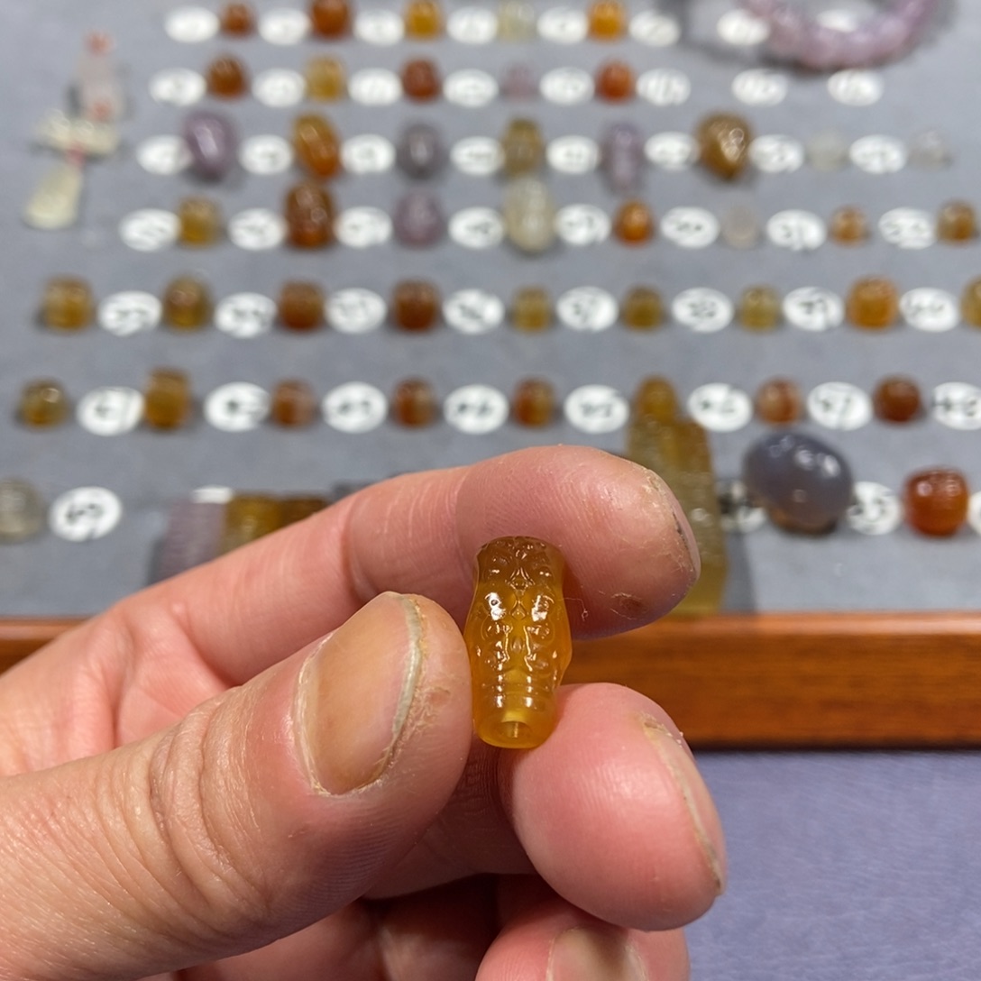 金***起玛瑙/玉髓合金颈饰三通