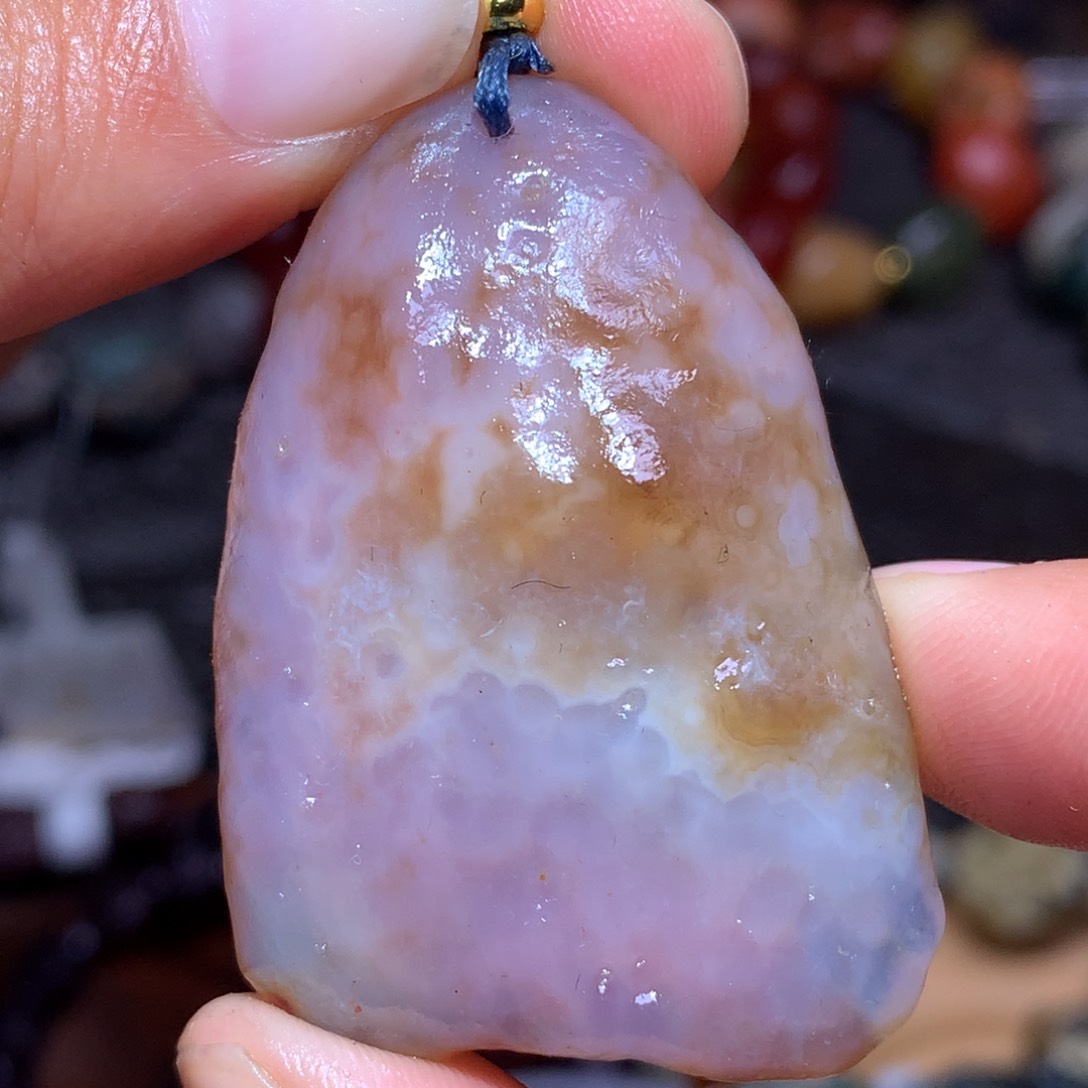 未镶嵌玛瑙/玉髓珠宝半成品