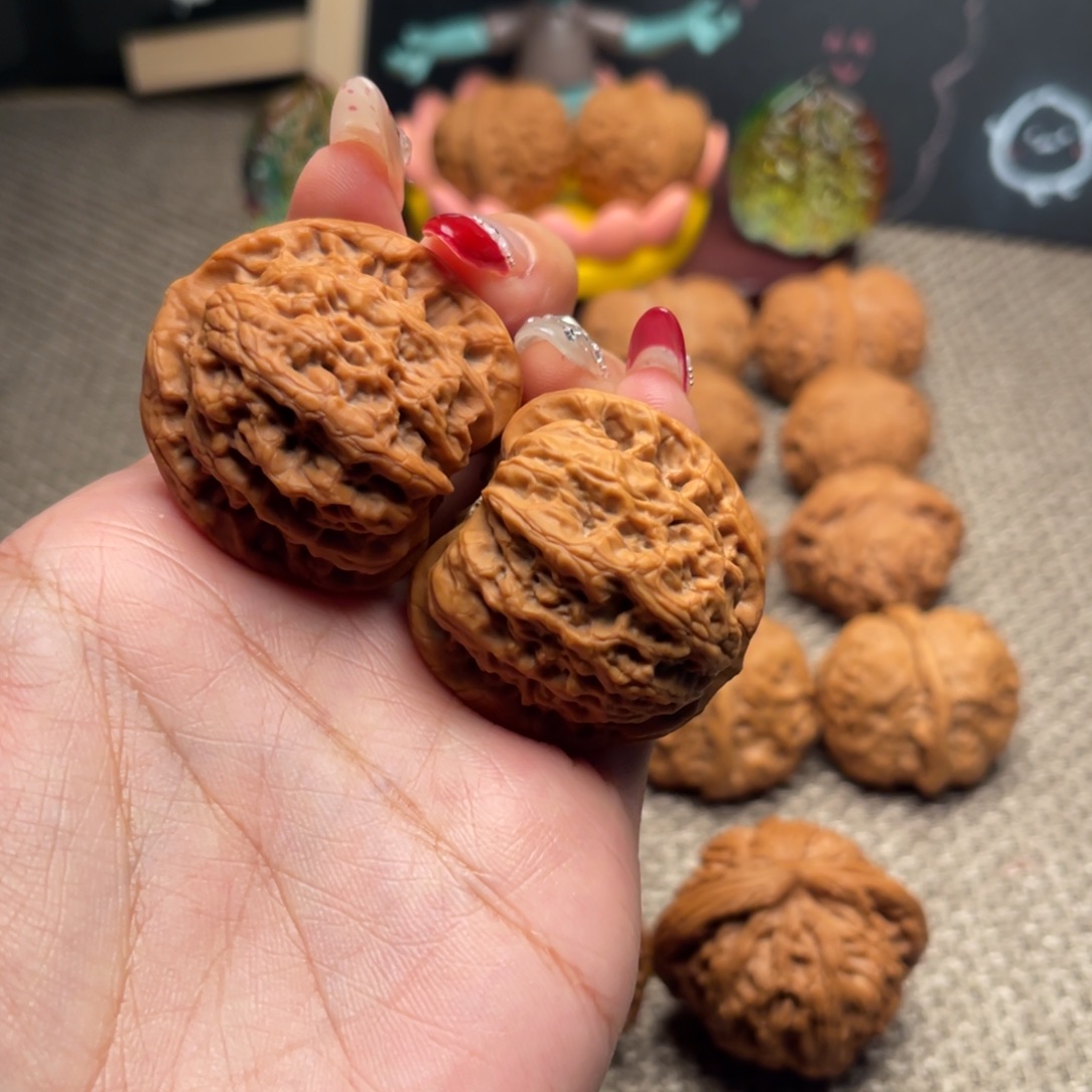 哎***。文玩核桃把件全品佛肚38