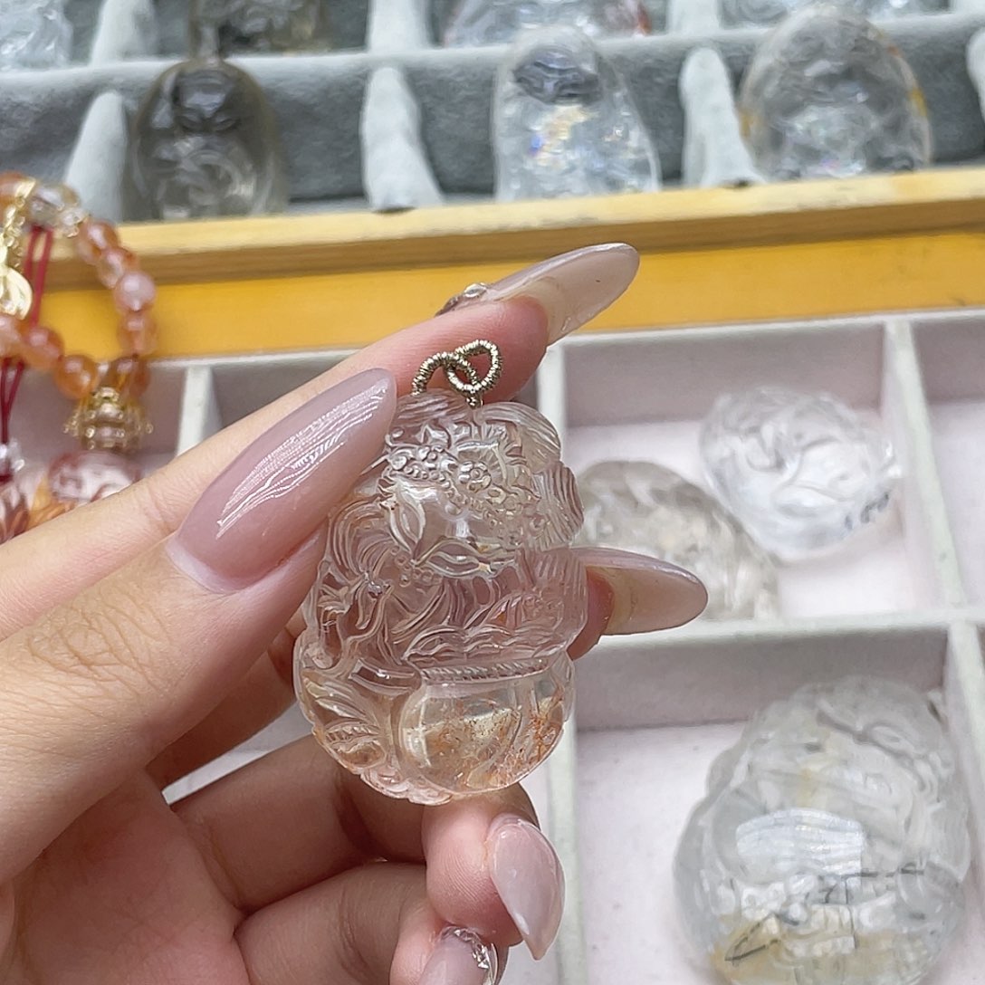 颈饰未镶嵌水晶天然