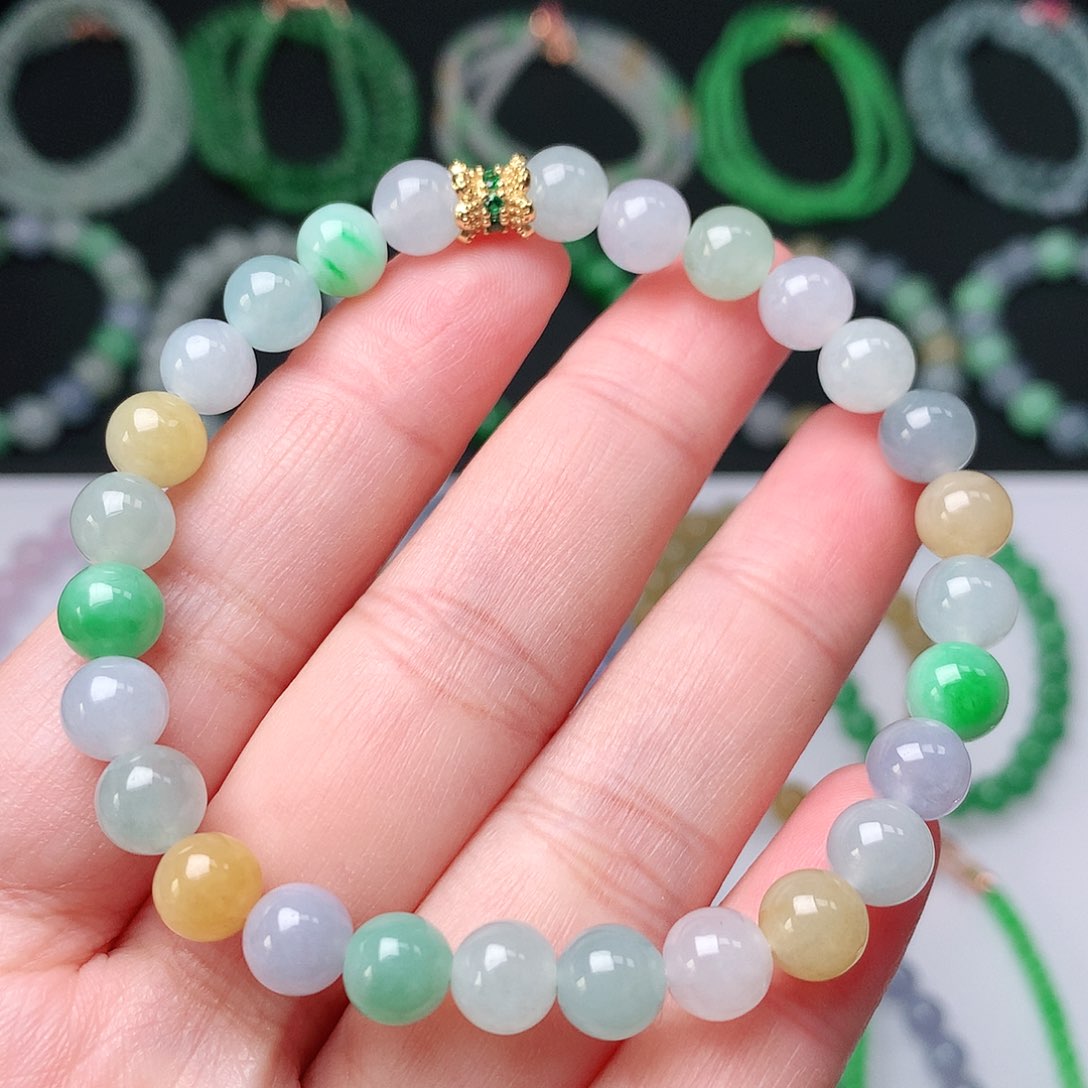 翡翠手链未镶嵌翡翠