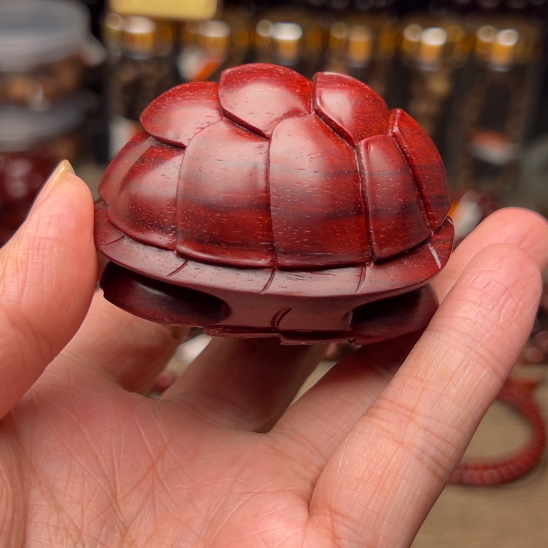 黑***头檀香紫檀（小叶紫檀）把件富甲天下