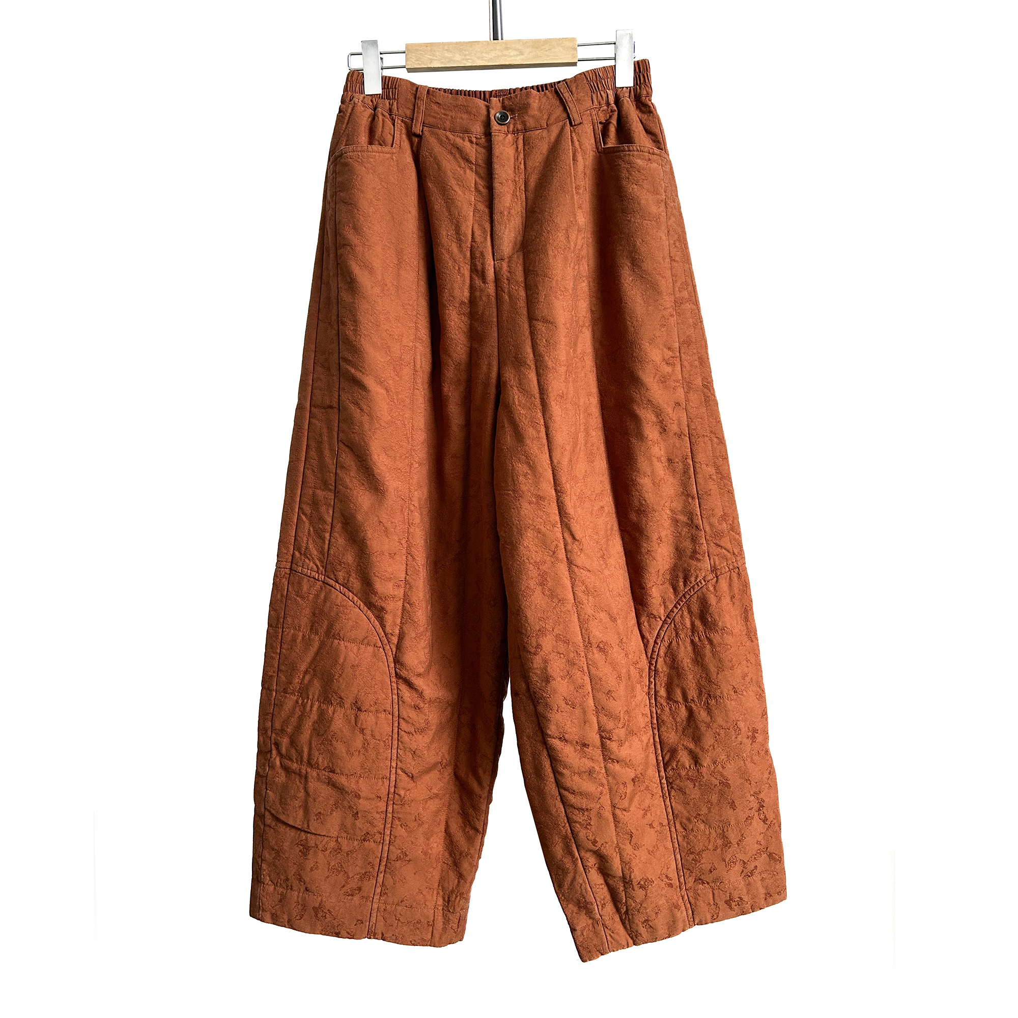 4118 天丝羊毛混纺复古休闲棉裤 古兰木