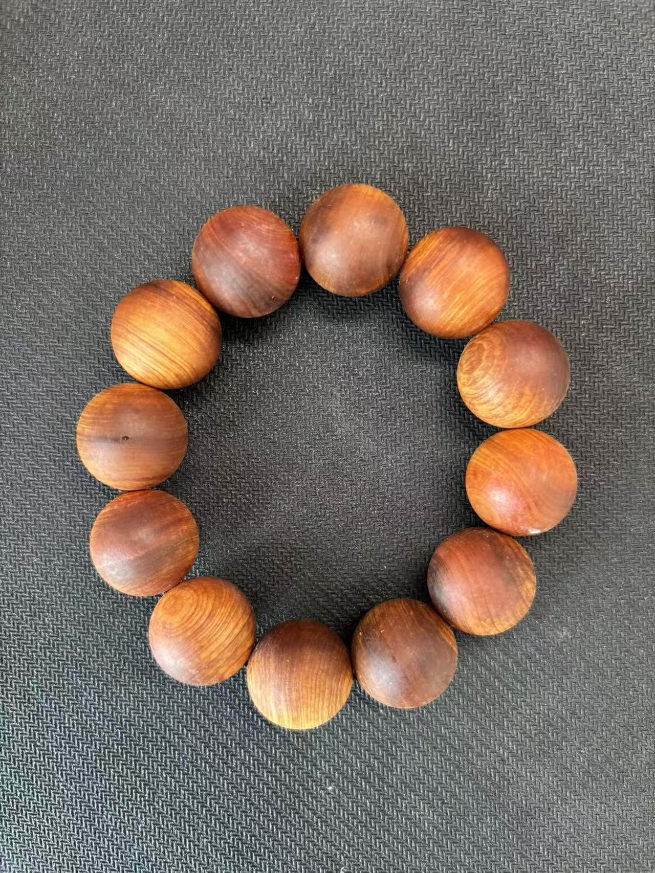 陈化料高油高密木质手串男士佛珠文玩民族风工艺