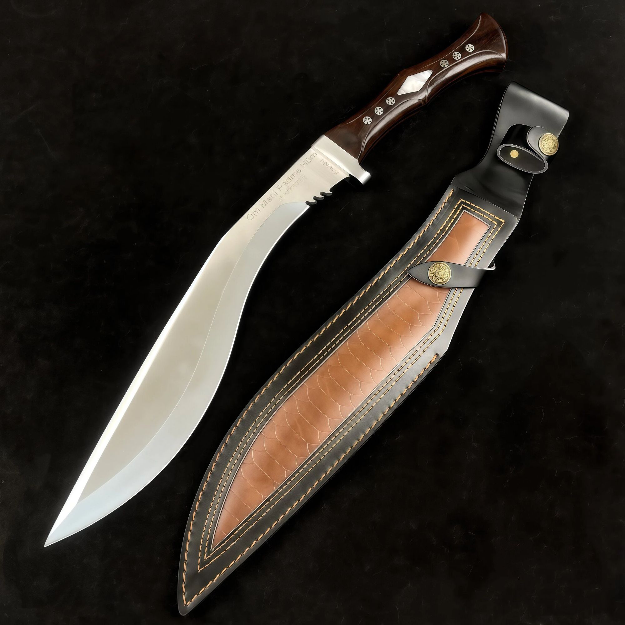 谟拉比2代-手工户外刀具露营野营多功能专用刀家用水果刀锋利