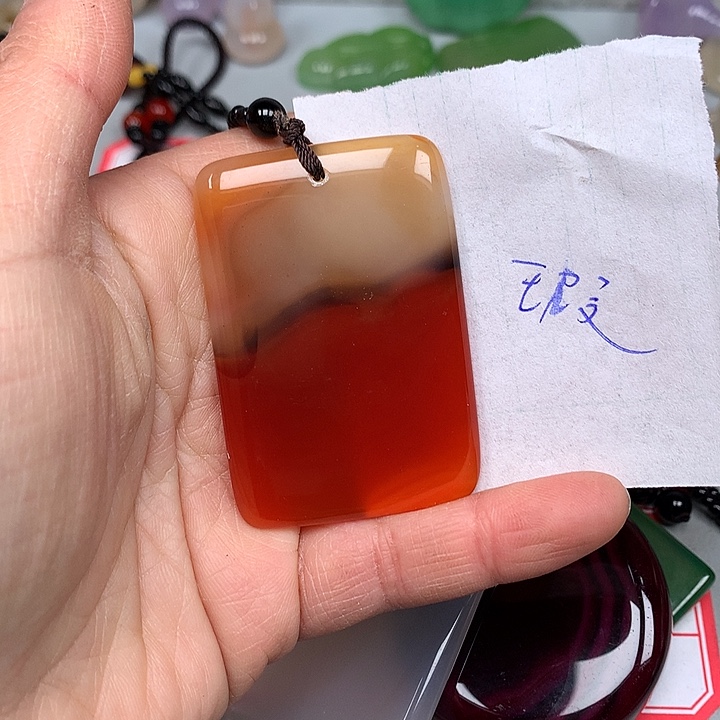 用***5玛瑙/玉髓未镶嵌颈饰