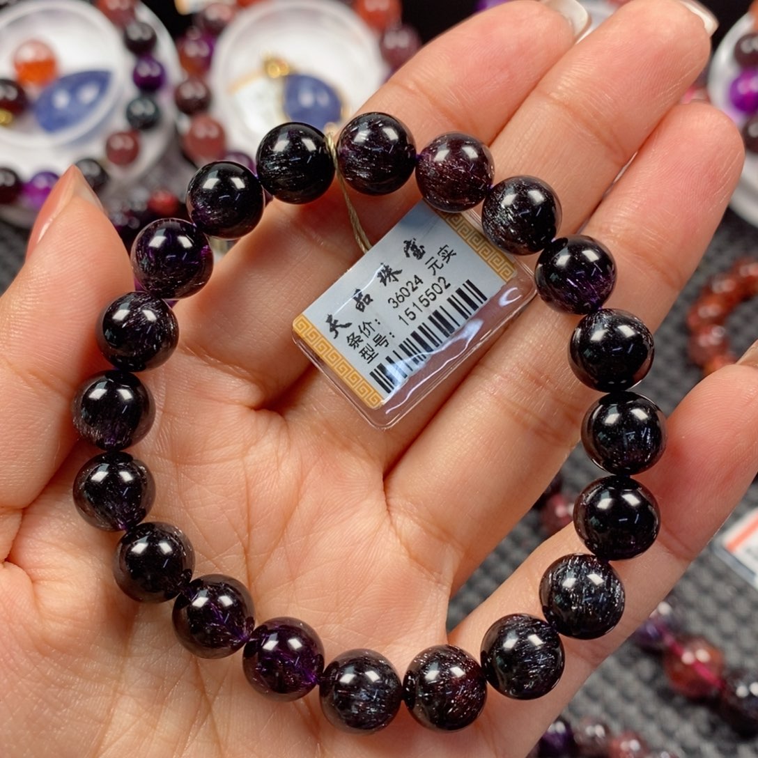 水晶手链未镶嵌紫超七1515502