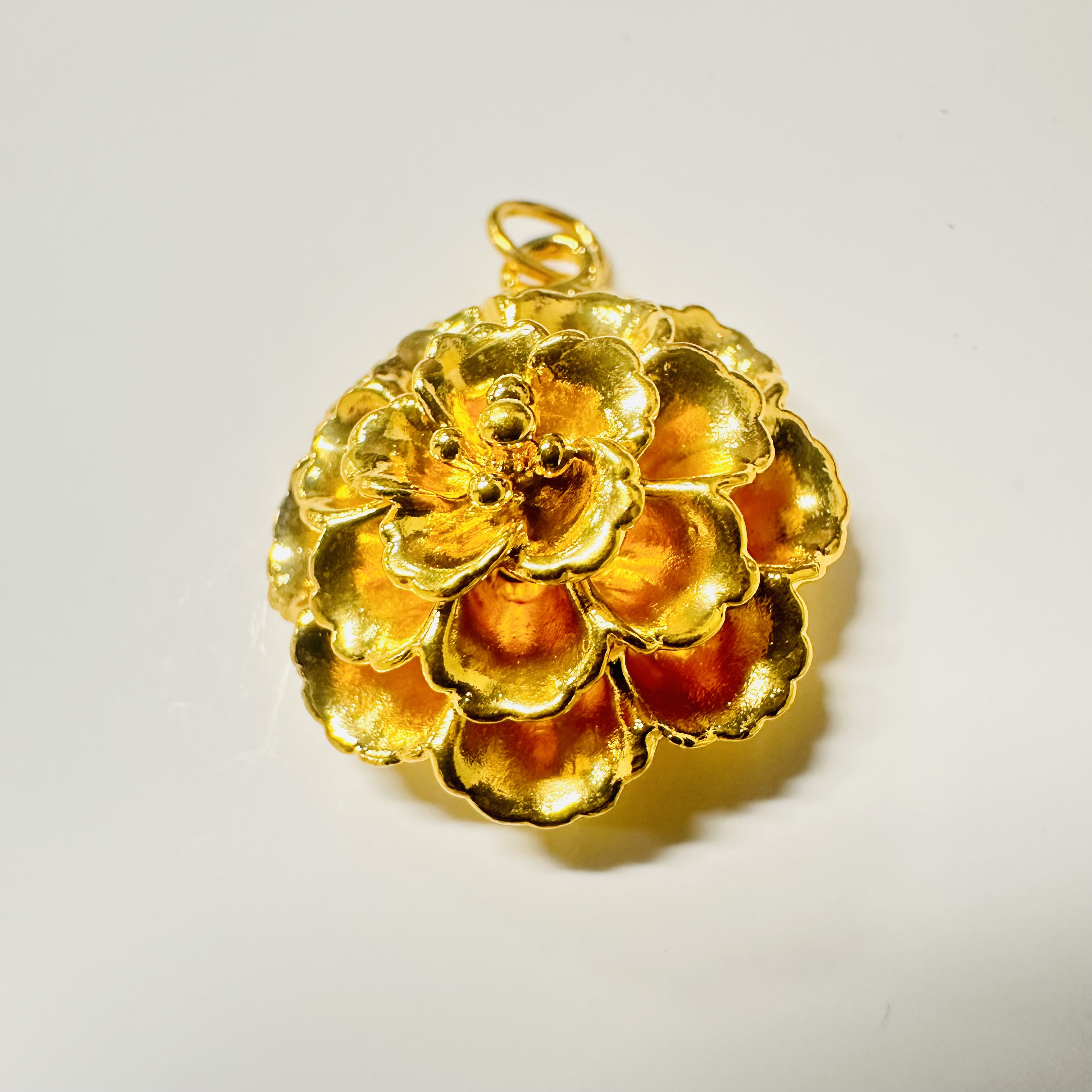 足金饰品/富贵花吊坠/0.95/1B5B1256