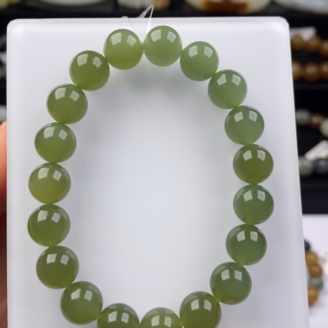 和田玉手串未镶嵌