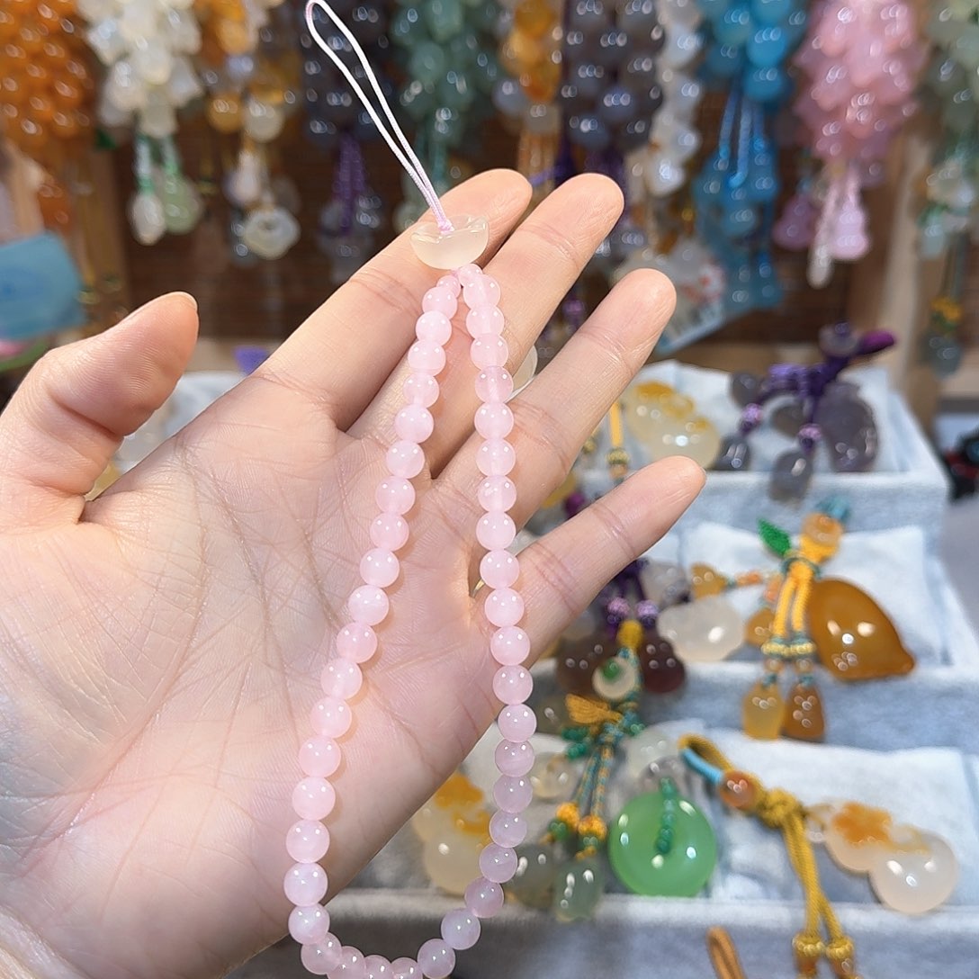 玛瑙/玉髓手机挂件未镶嵌