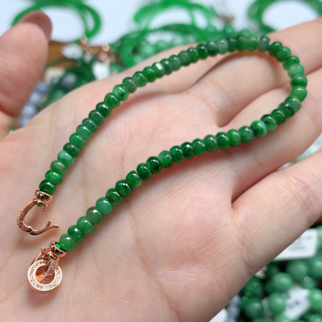 未镶嵌手链翡翠翡翠