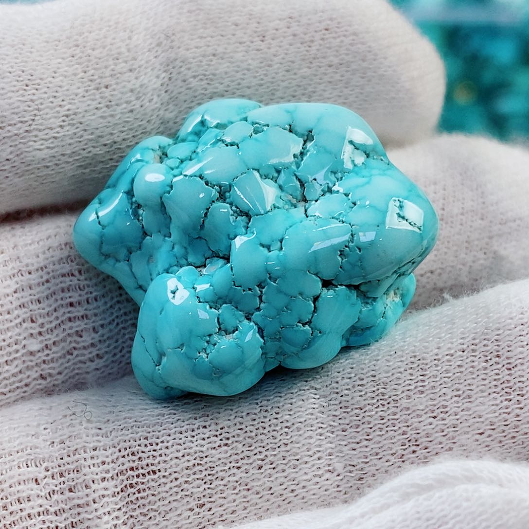 绿松石配饰未镶嵌高**冰