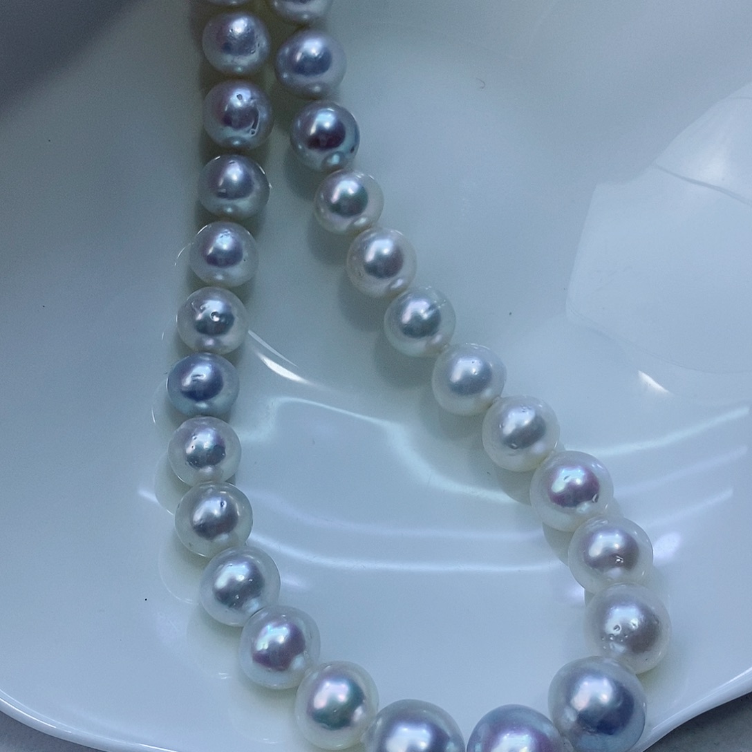 海水珍珠颈饰银S925镶嵌