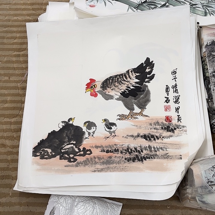 国画花鸟等多种鸟类和鸟类70.70