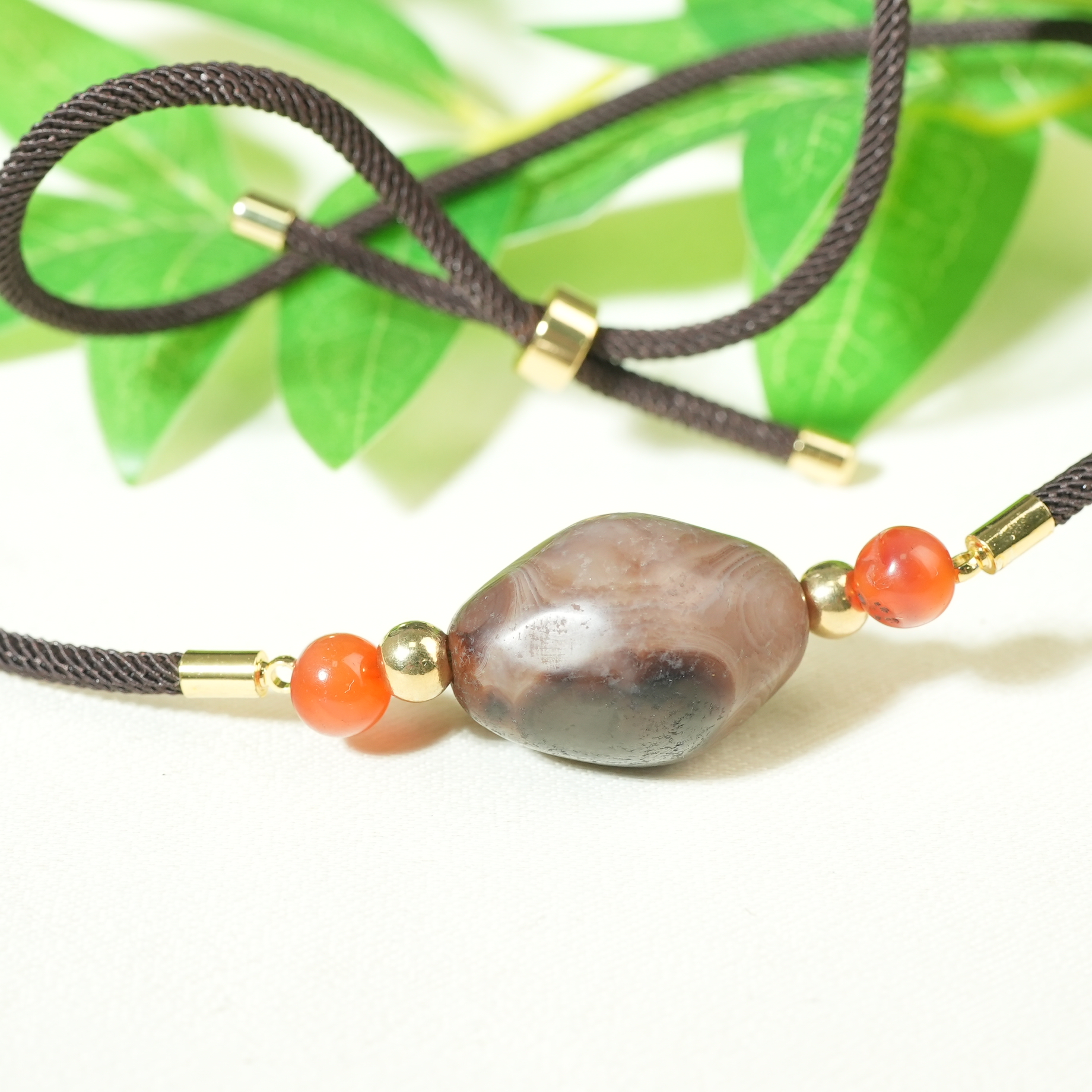 十九世纪玛瑙橄榄珠[古珠精选]AAJD240426102