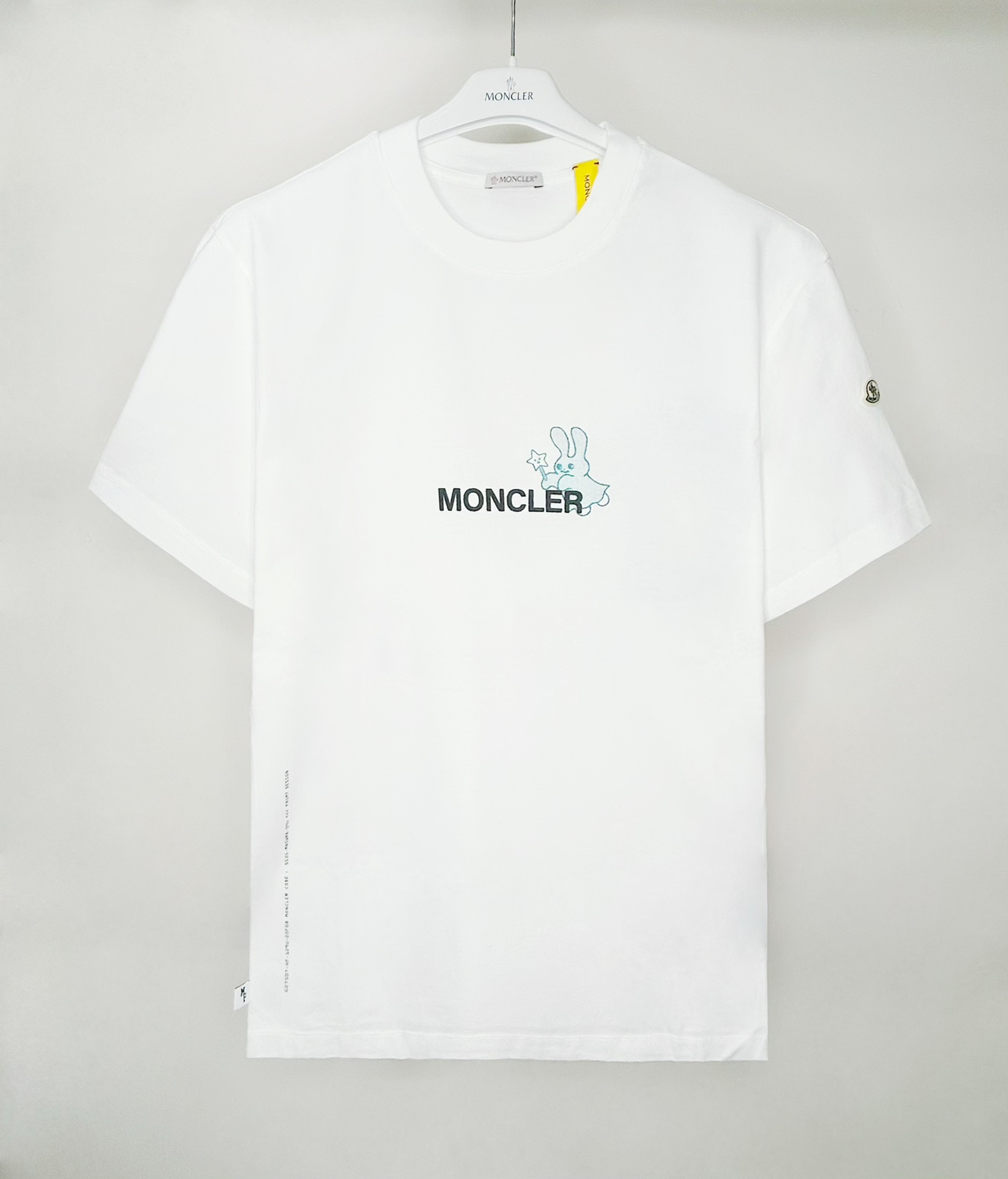 全新未使用 MONCLER 联名款 SS25 兔子印花休闲短袖T恤男8C00001 