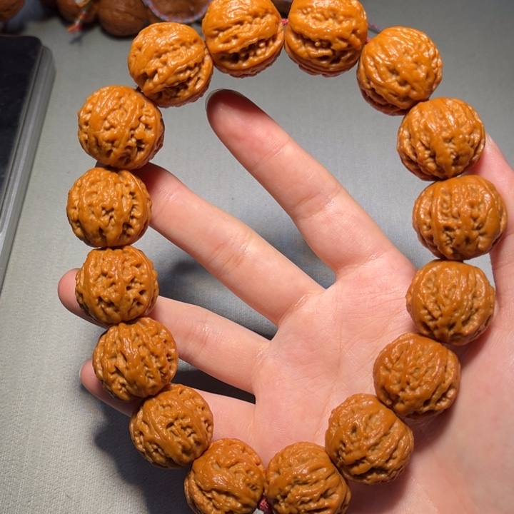 a****把件文玩核桃梅枝纹359