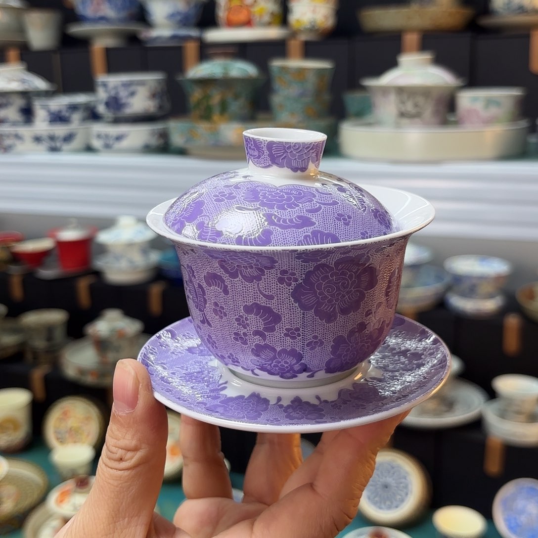 盖碗还能这样子好看啊