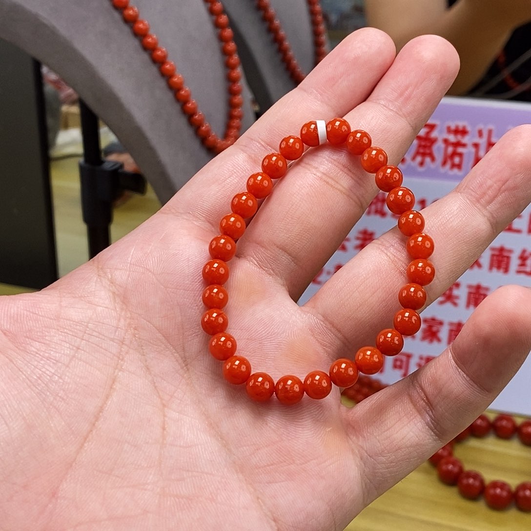 南红玛瑙多样式发一未镶嵌6mm+