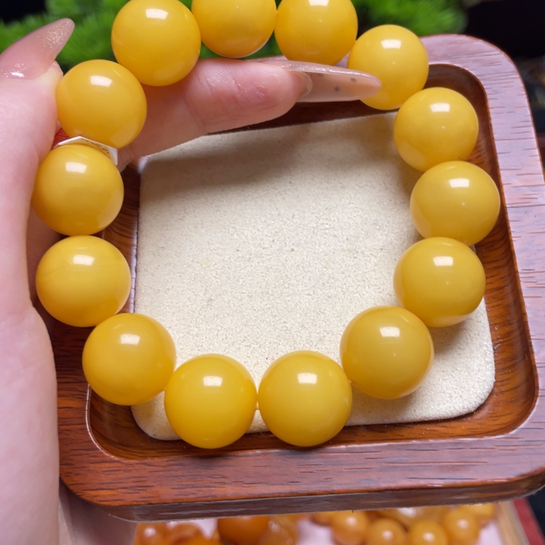 蜜蜡手链未镶嵌手串