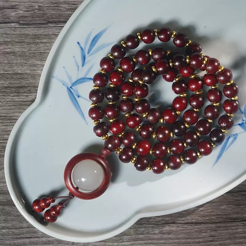 手链 A108小叶多圈手串苹果珠（无礼盒）