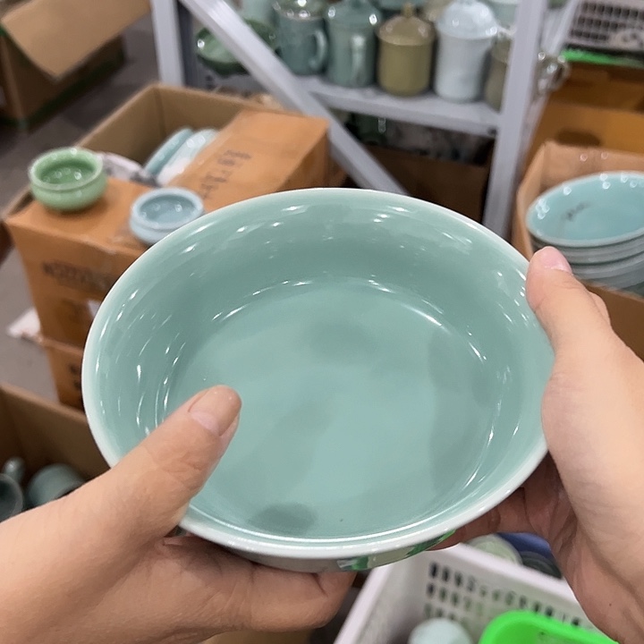 龙泉云间青瓷小米茶器